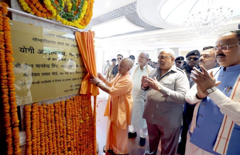 CM योगी ने विधान भवन में 4 बड़े प्रोजेक्ट्स का उद्घाटन किया, डिजिटल लाइब्रेरी से पॉडकास्ट स्टूडियो तक मिली नई सौगाते